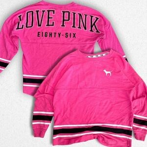 Victoria secret Pink long sleeve sweater size medium super cute and y2k